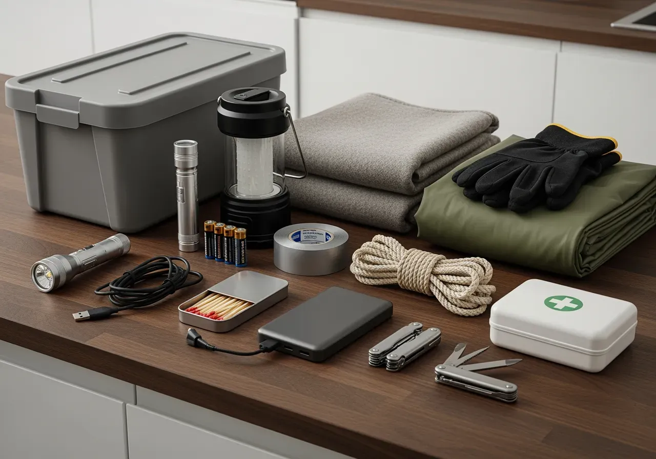 Krislåda för energi och ljus hemma