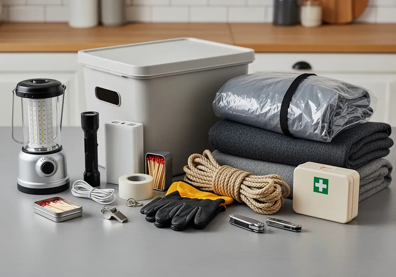 Laddningsbar pannlampa för reservkraft