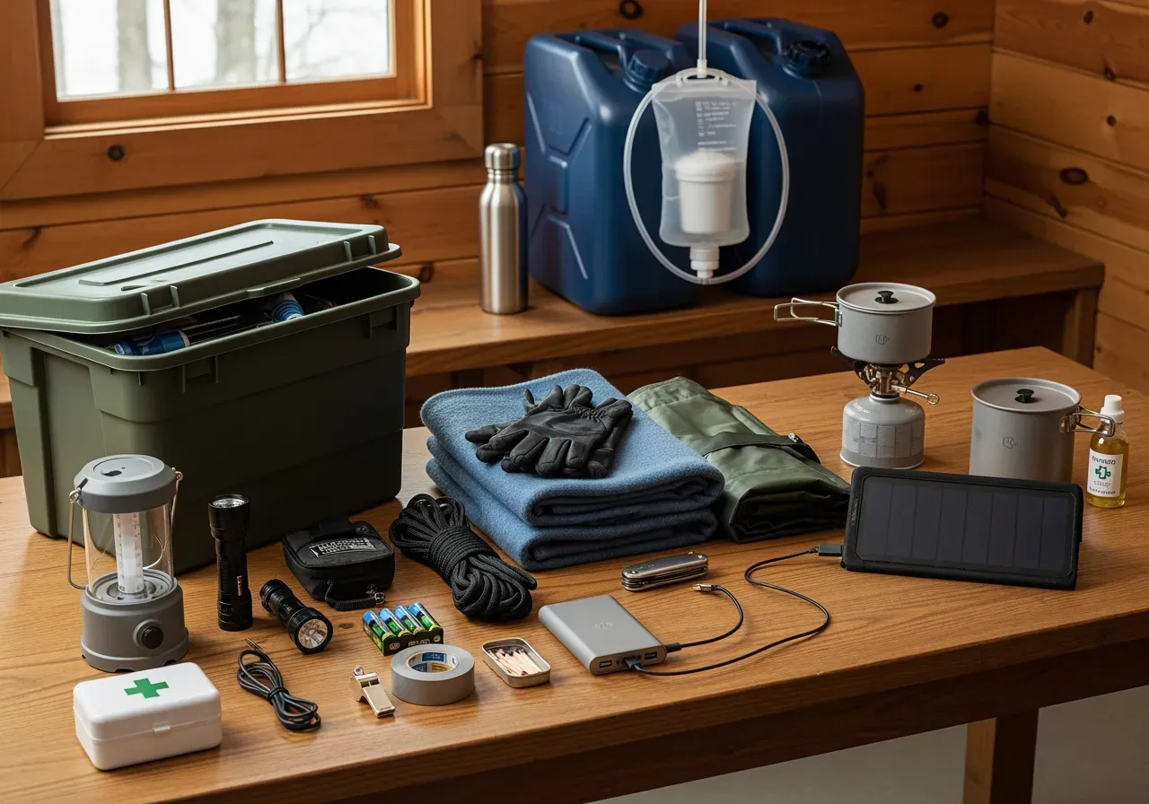 Energi och ljus i krislåda