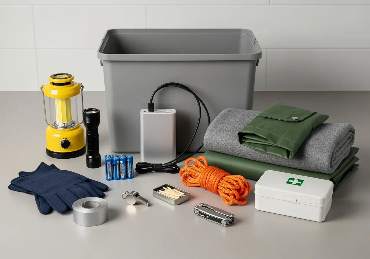 Evakueringsplan för familj hemma