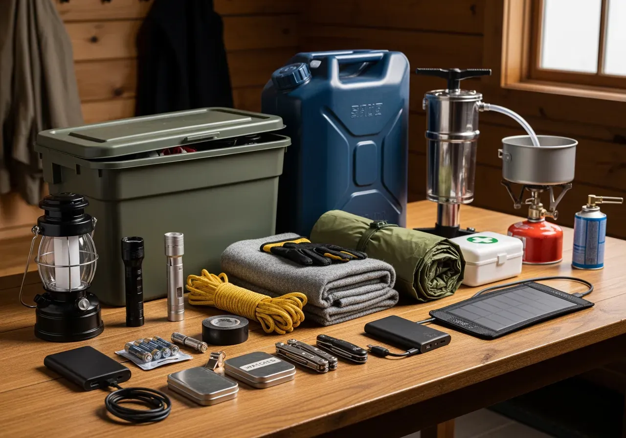 Utrustning för komplett beredskapslåda