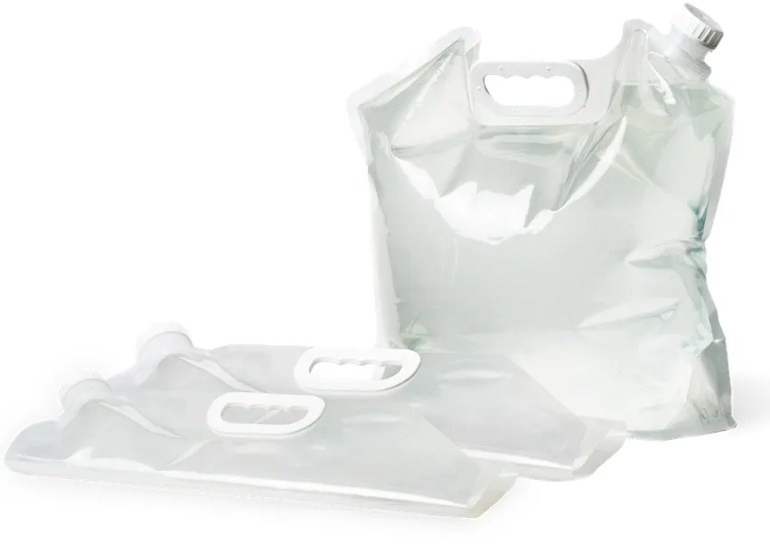 3-pack ihopfällbara 10 L vattenbehållare